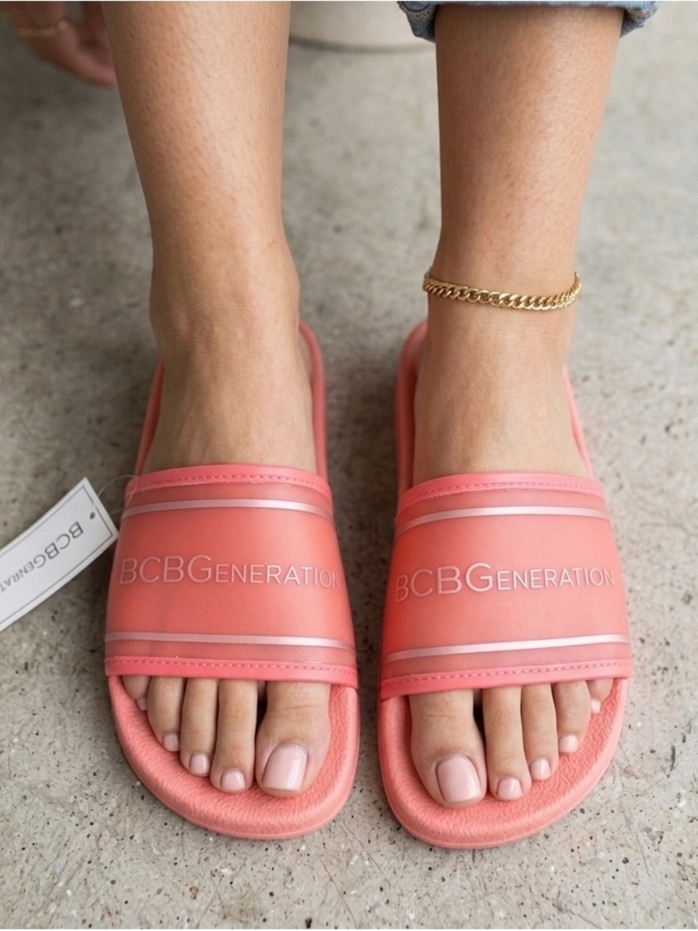 New BCBG Generation Hot Pink Tasha Sandal …